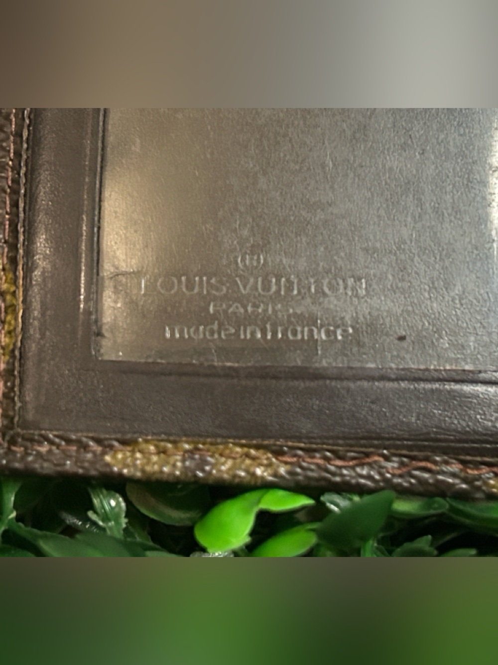 Louis Vuitton Monogram Bifold Double ID Card Holder Wallet Vintage - Picture 2 of 9